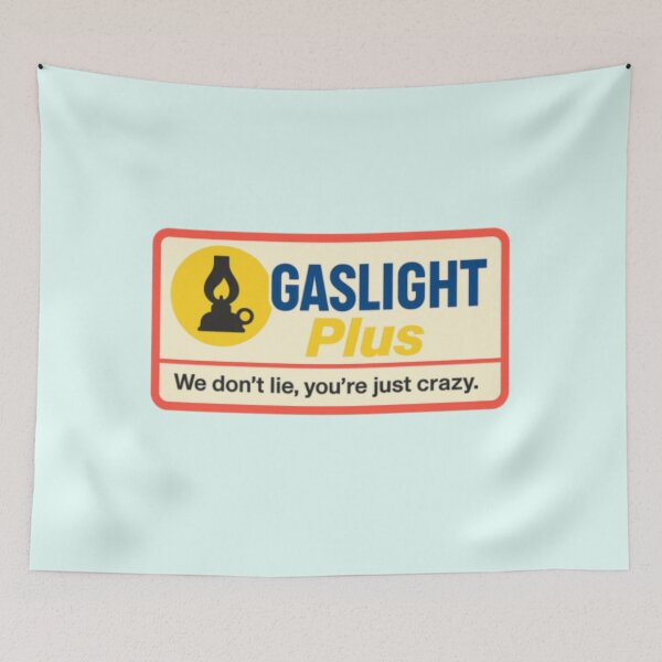 Item preview, Gaslight Plus Gas Station Logo designed and sold by AnotherFemaleHuman.