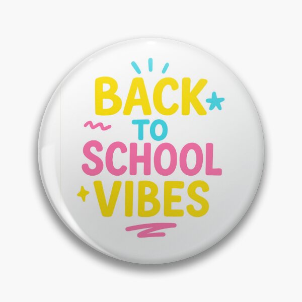 Item preview, Back to School Vibes – Bright Highlighter Marker Lettering in Pink, Yellow, and Blue designed and sold by Lazy Planet.
