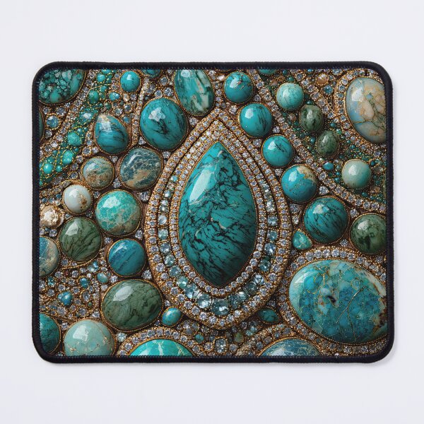 Item preview, Turquoise Gem Stones 01 designed and sold by Elisabeth Lucas.