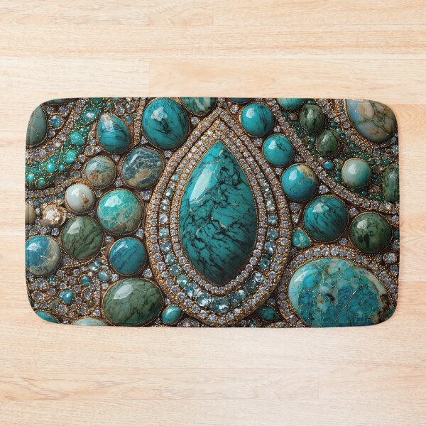 Item preview, Turquoise Gem Stones 01 designed and sold by Elisabeth Lucas.