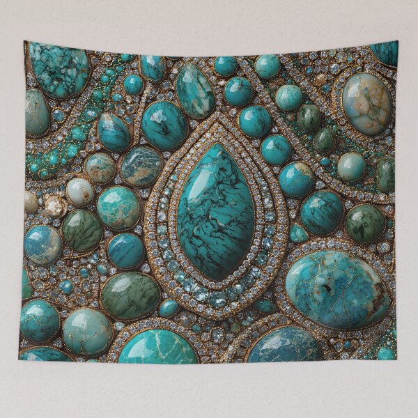 Item preview, Turquoise Gem Stones 01 designed and sold by Elisabeth Lucas.