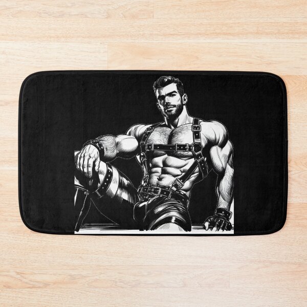 Item preview, Gay Leather Berlin Leder Bar Heat Pride Graphic Design designed and sold by ItsAKinkThing.