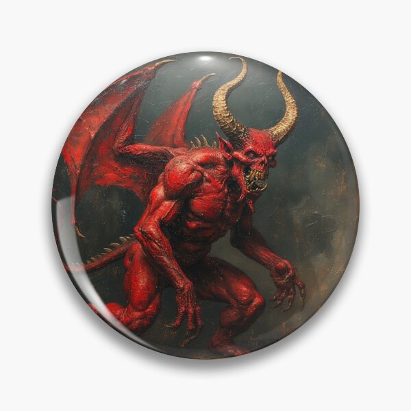 Item preview, Medieval Demon Art designed and sold by TheDarkWardrobe.
