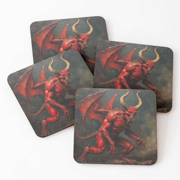 Item preview, Medieval Demon Art designed and sold by TheDarkWardrobe.