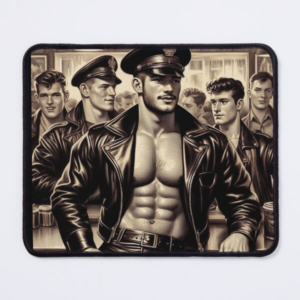 Item preview, Vintage Leather Bar Daddies Berlin Leder Pride Graphic Design designed and sold by ItsAKinkThing.
