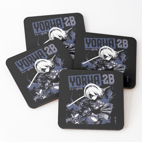 Artikelvorschau, YorHa 2B Dreifarbig entworfen und verkauft von MadShroomPrints.
