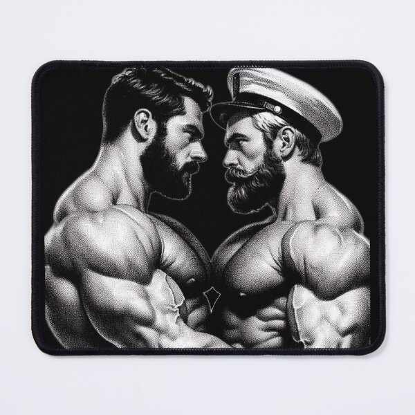 Item preview, 1940s San Francisco Passion Tom of Finland Tribute Gay Pride Graphic Design designed and sold by ItsAKinkThing.