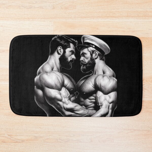Item preview, 1940s San Francisco Passion Tom of Finland Tribute Gay Pride Graphic Design designed and sold by ItsAKinkThing.