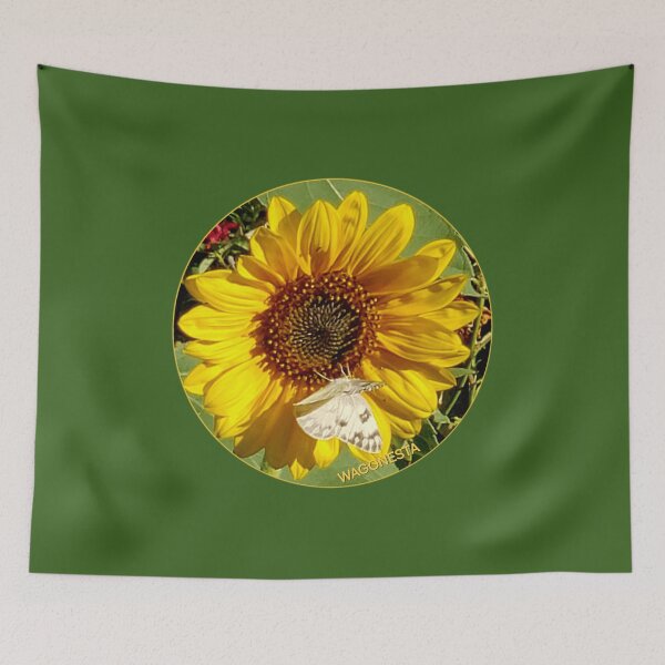 Item preview, Floral Sunflower with Butterfly by Wagonesta  designed and sold by Wagonesta.