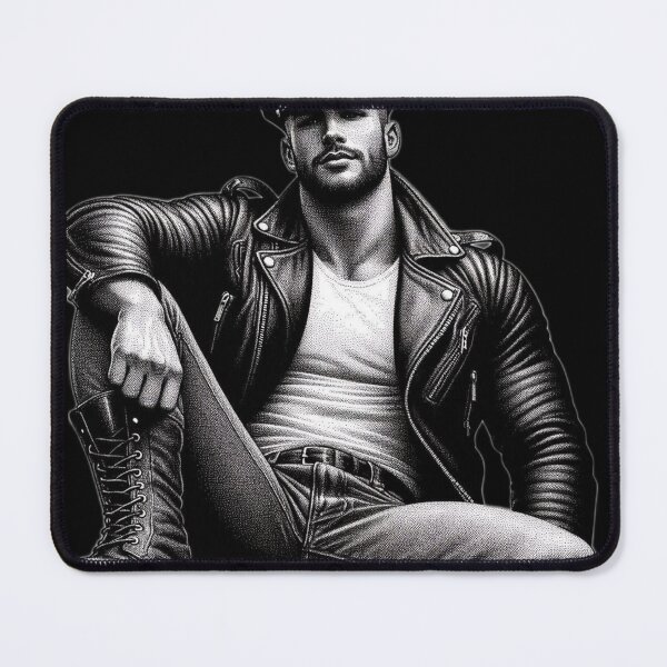 Item preview, Gay Berlin Leather Biker Series Hangout Leder Pride Graphic Design designed and sold by ItsAKinkThing.