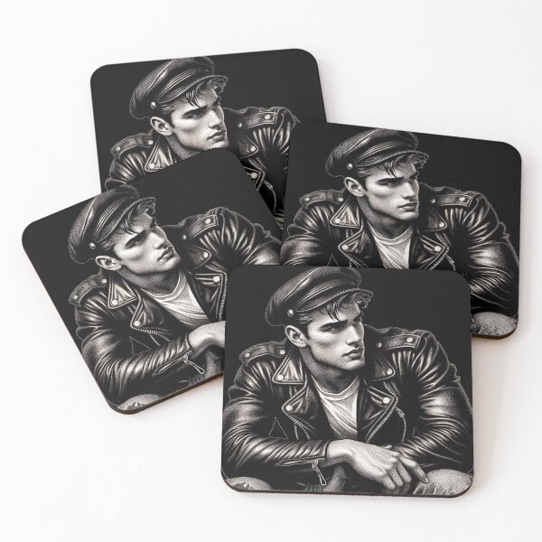 Item preview, Gay Leather Biker Series Deep Leder Pride Graphic Design designed and sold by ItsAKinkThing.