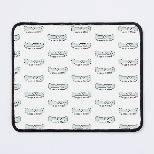 Item preview, I Need a Break – Funny Broken Bone Pun Sticker designed and sold by Doctor Michaela.