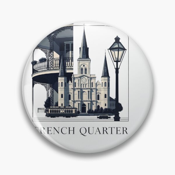 Item preview, French Quarter New Orleans Landmark Collage designed and sold by APStyles.