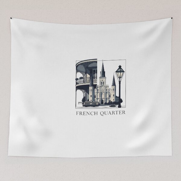 Item preview, French Quarter New Orleans Landmark Collage designed and sold by APStyles.