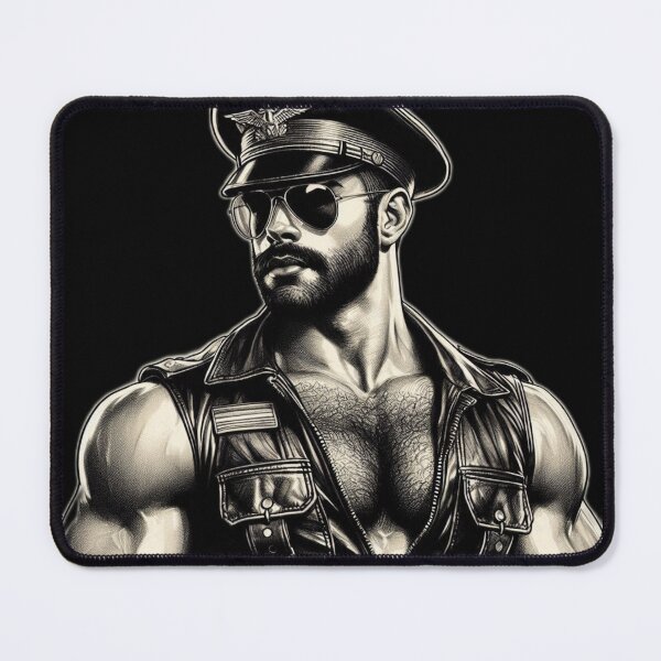 Item preview, Gay German Leather Daddy Berlin Leder Pride Tom of Finland Tribute Graphic Design designed and sold by ItsAKinkThing.