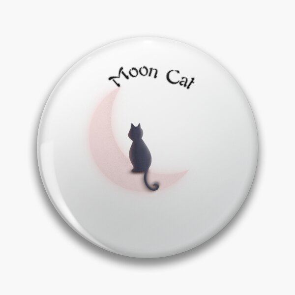 Item preview, Moon Cat – Mystic Black Cat on Crescent Moon designed and sold by Honey & Sarcasm .