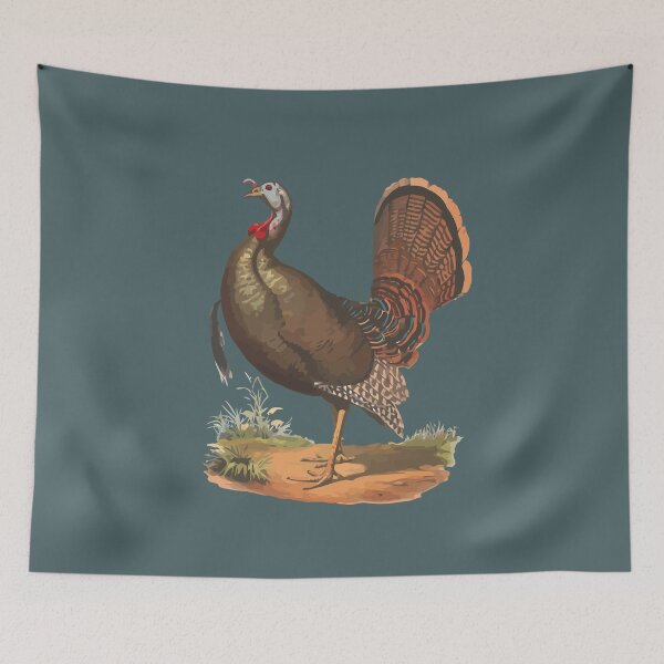 Item preview, Wild Turkey Game Bird Illustration designed and sold by taiche.