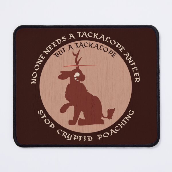 Item preview, NO ONE NEEDS A JACKALOPE ANTLER BUT A JACKALOPE / STOP CRYPTID POACHING designed and sold by birdgoatman.