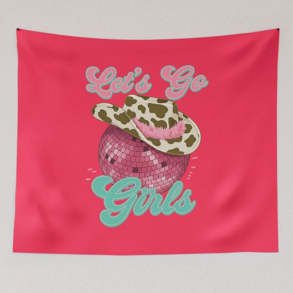 Item preview, Let’s Go Girls Retro Disco Cowgirl Party T-Shirt designed and sold by Vicky021.