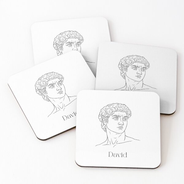 Item preview, David — Michelangelo's Classical Icon - Calligraphy designed and sold by Atropa Parcae.