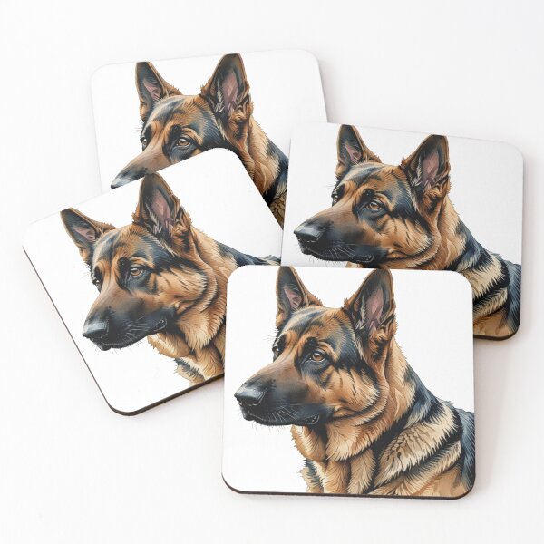 Item preview, Majestic German Shepherd Portrait designed and sold by Wags & Tails.