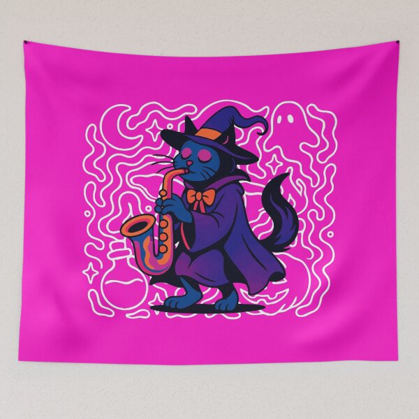 Item preview, Halloween Cat Band - Sax designed and sold by RHADMAS.