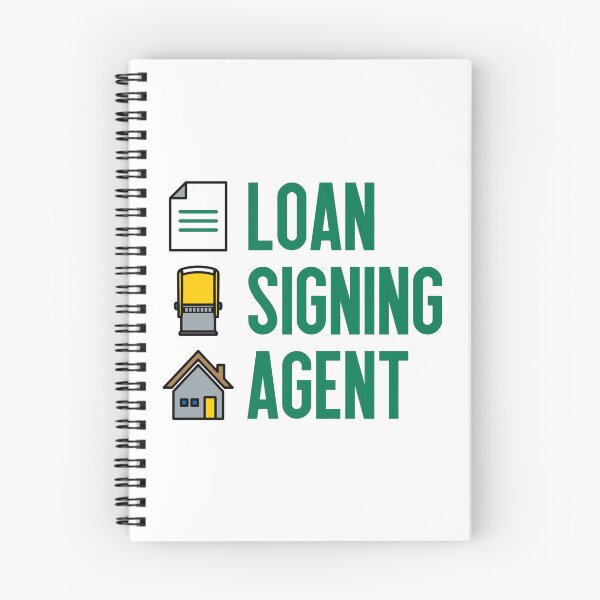 Item preview, Loan Signing Agent Icon Tee | Professional Signing Agent Graphic Design designed and sold by NotaryLife.