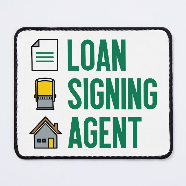 Item preview, Loan Signing Agent Icon Tee | Professional Signing Agent Graphic Design designed and sold by NotaryLife.
