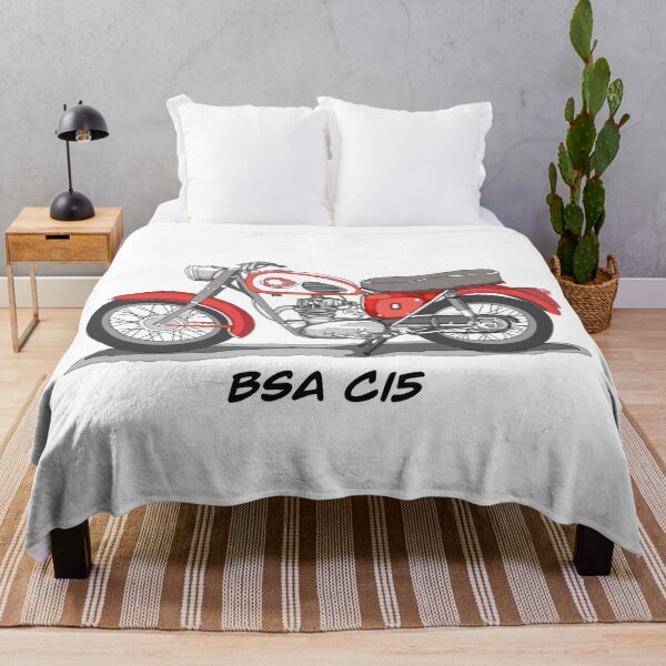 Item preview, Drawing of Vintage Classic Motorbike BSA C15 designed and sold by GaalArt.