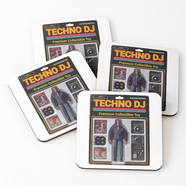 Item preview, Hard Techno Music DJ - Retro DJ Rave Toy designed and sold by Urban-Alien.