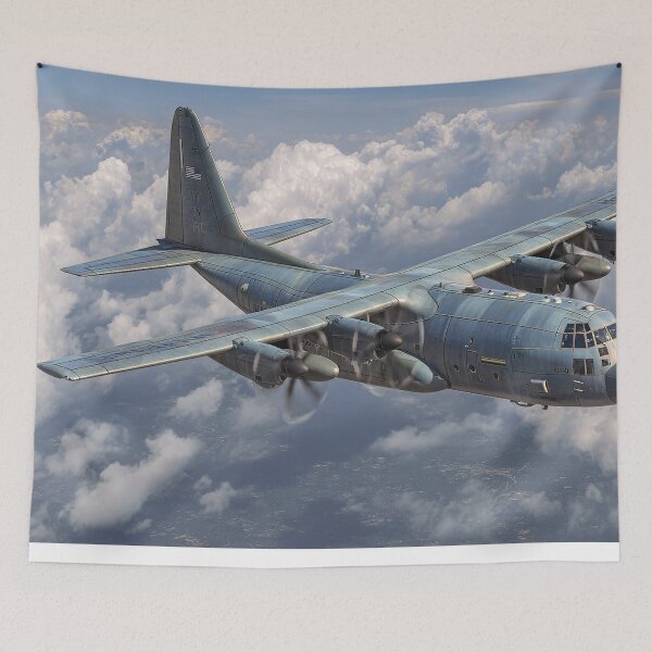 Item preview, AC-130J Ghostrider Over Mountain Range designed and sold by Skyframe Aviation.