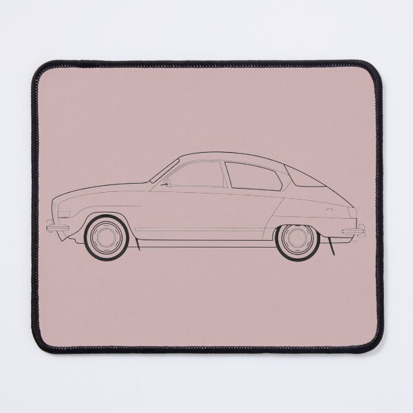 Item preview, Vintage Compact Car Profile Outline Drawing designed and sold by CharlesParker2.