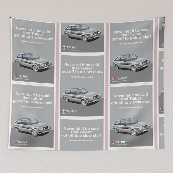 Item preview, Talbot Sunbeam Lotus Classic Car Ad - New Spirit of Motoring designed and sold by CharlesParker2.