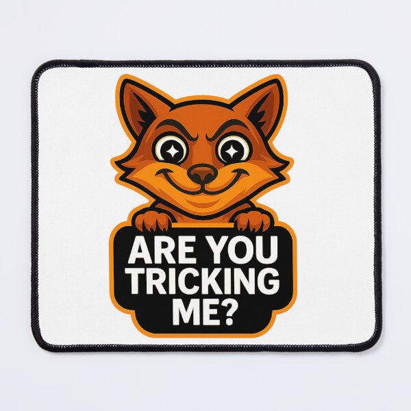 Item preview, Funny Fox - Are You Tricking Me? designed and sold by Derpy Lab .