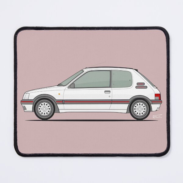 Item preview, Iconic 80s Hot Hatchback Car Art - White Sports Vehicle Illustration designed and sold by CharlesParker2.