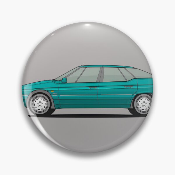 Item preview, Citroen XM Vega Green Classic Car Illustration Art designed and sold by CharlesParker2.