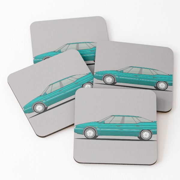 Item preview, Citroen XM Vega Green Classic Car Illustration Art designed and sold by CharlesParker2.