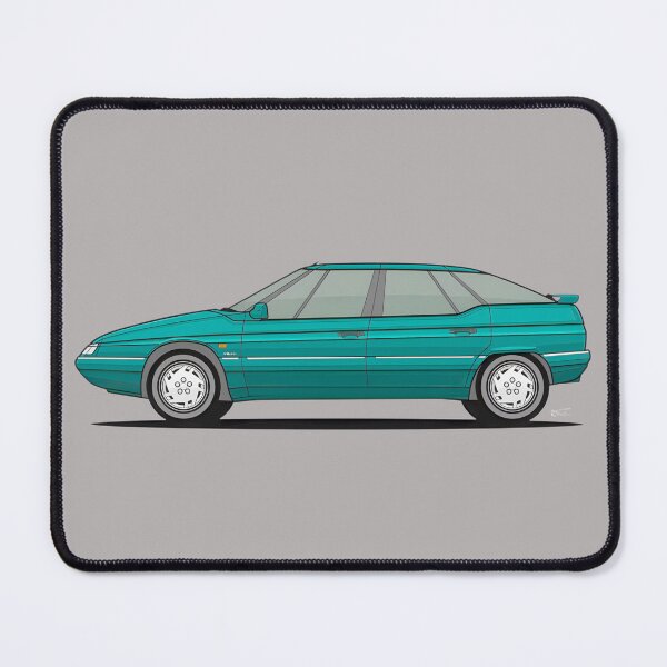 Item preview, Citroen XM Vega Green Classic Car Illustration Art designed and sold by CharlesParker2.