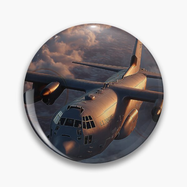 Item preview, AC-130J Ghostrider Over Desert Terrain designed and sold by Skyframe Aviation.