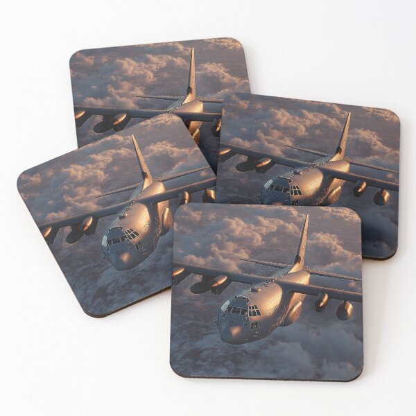 Item preview, AC-130J Ghostrider Over Desert Terrain designed and sold by Skyframe Aviation.