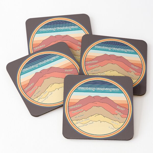 Item preview, Climbing Washington - Retro Stack designed and sold by ErynFalasDesign.