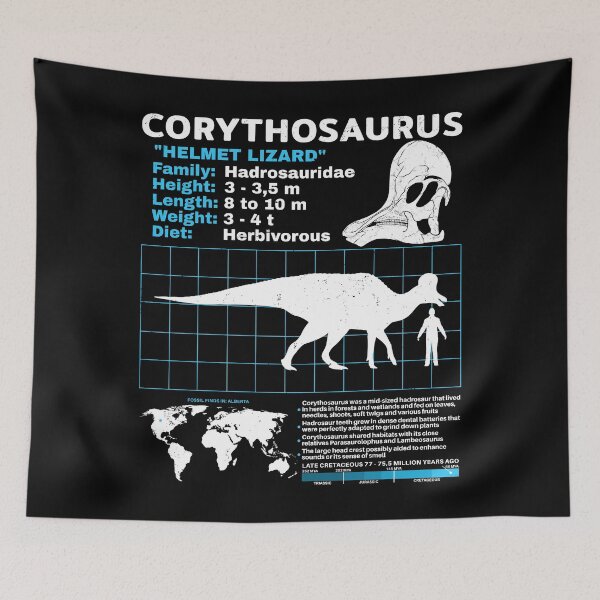 Item preview, Corythosaurus Fact Sheet designed and sold by NicGrayGraphic.