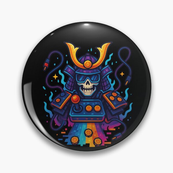 Item preview, Samurai Joystick – Retro Warrior designed and sold by RetroPrints9.