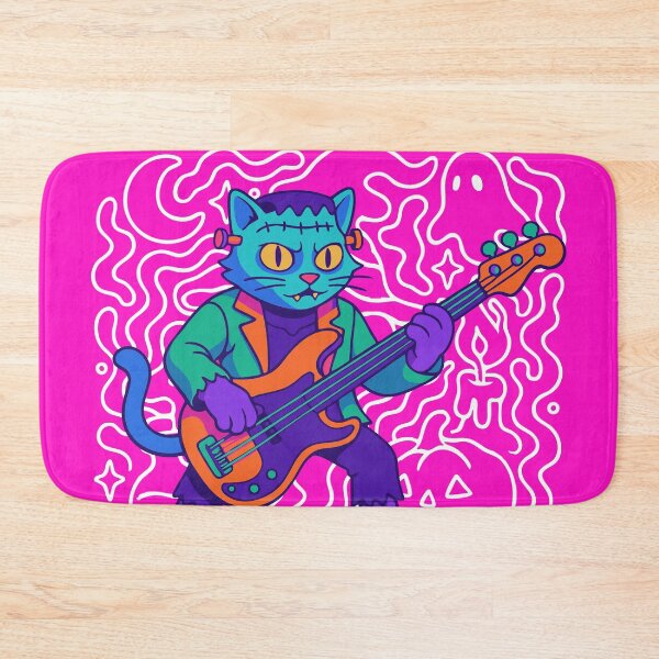 Artikelvorschau, Halloween Cat Band - Bass entworfen und verkauft von RHADMAS.