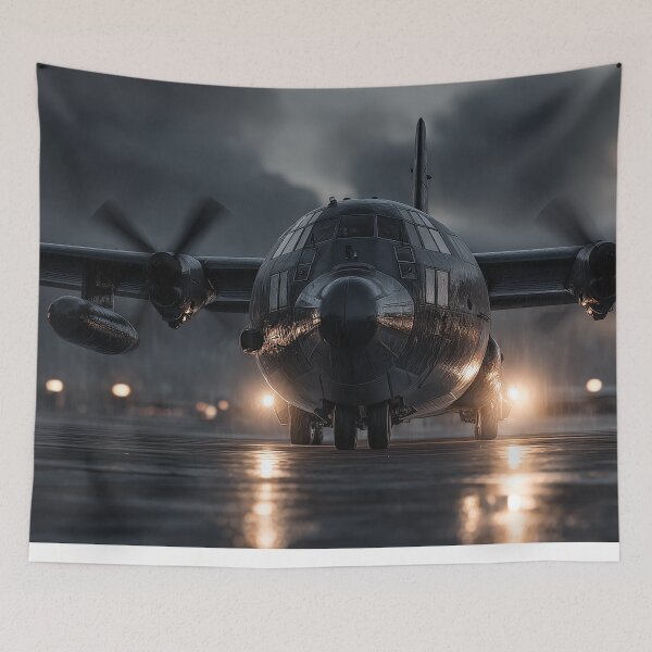 Item preview, AC-130J Ghostrider Operating at Night designed and sold by Skyframe Aviation.