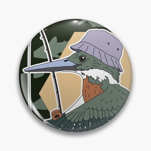 Item preview, Martin Pescador Amazonico designed and sold by Procyonidae Creative.