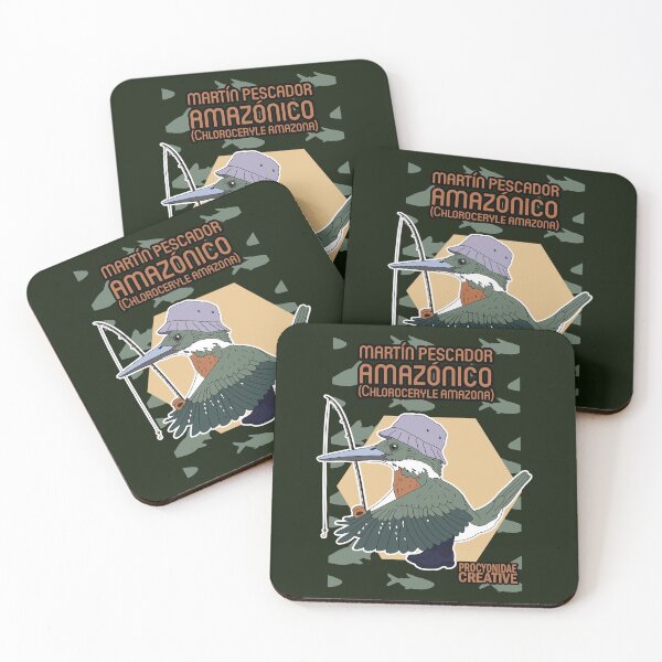 Item preview, Martin Pescador Amazonico designed and sold by Procyonidae Creative.