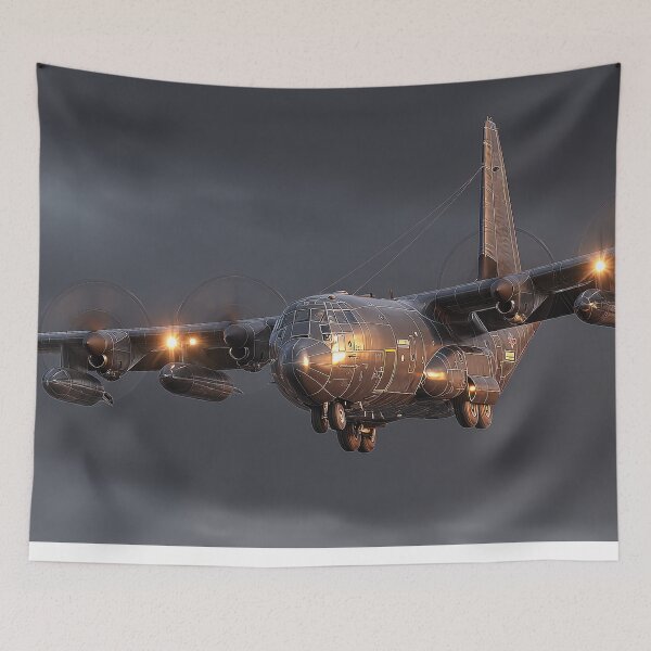 Item preview, AC-130J Ghostrider Over Open Plains designed and sold by Skyframe Aviation.