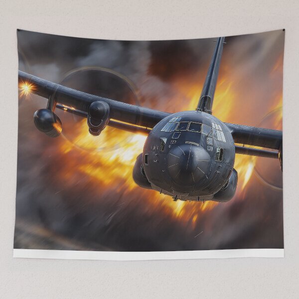 Item preview, AC-130J Ghostrider in Training Exercise designed and sold by Skyframe Aviation.