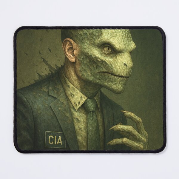 Item preview, CIA Lizard Man designed and sold by PitchBlackIcon.